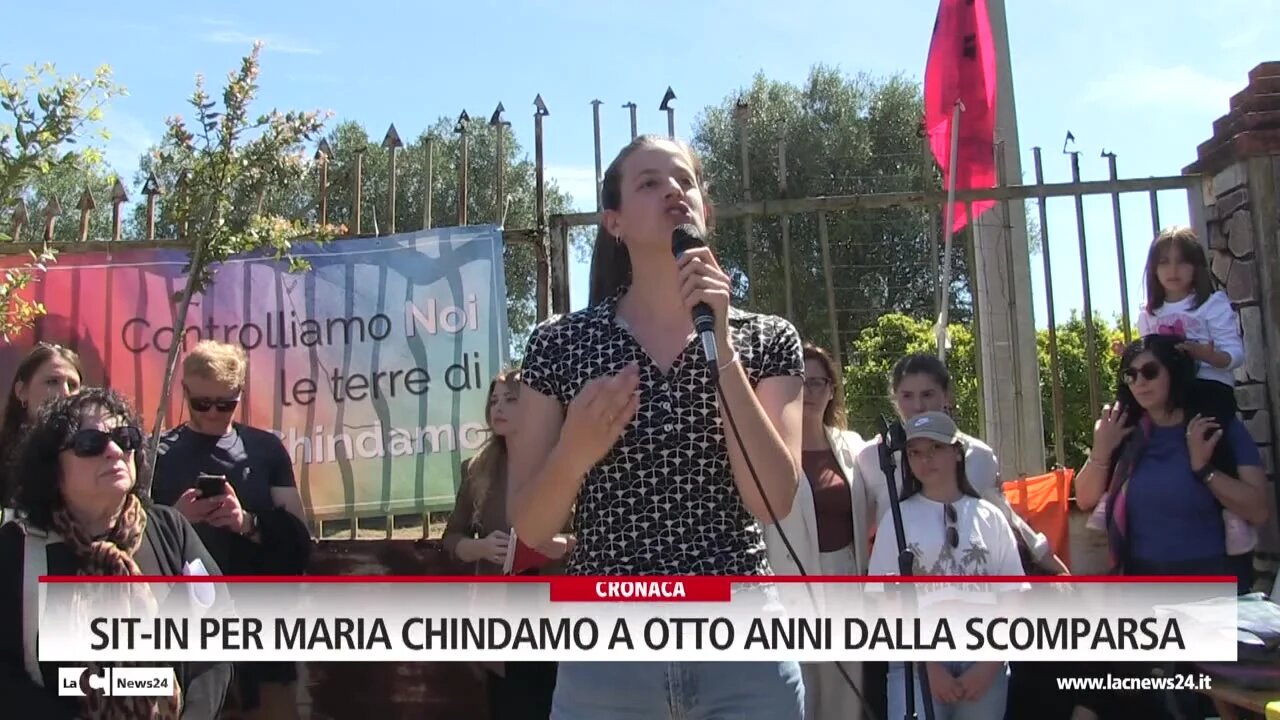 Sit-in per Maria Chindamo a otto anni dalla scomparsa