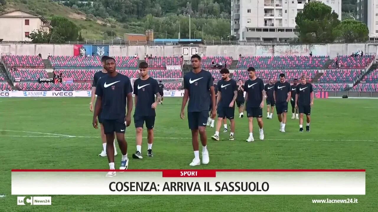 Cosenza, arriva il Sassuolo
