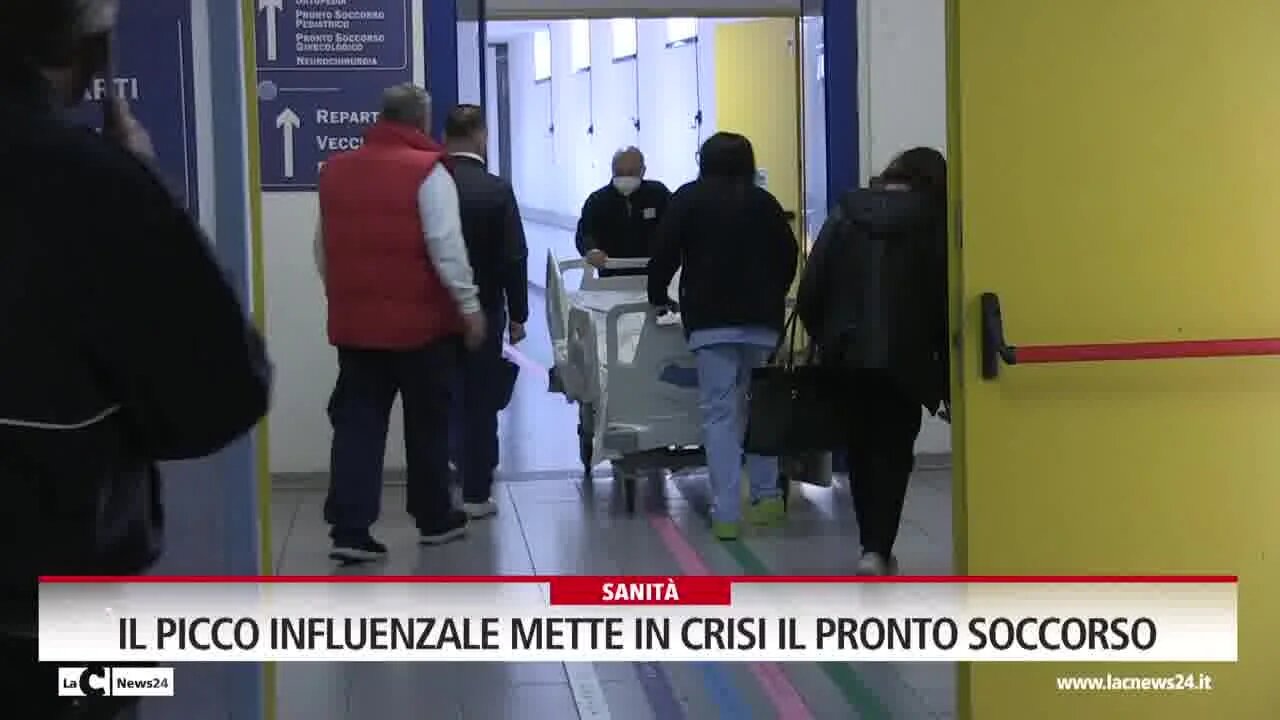 Cosenza, il picco influenzale mette in crisi il pronto soccorso