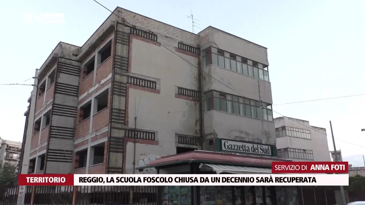 Reggio, la scuola Foscolo chiusa da un decennio sarà recuperata