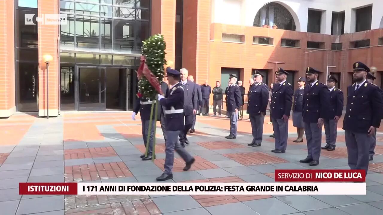 I 171 anni di fondazione della Polizia: festa grande in Calabria