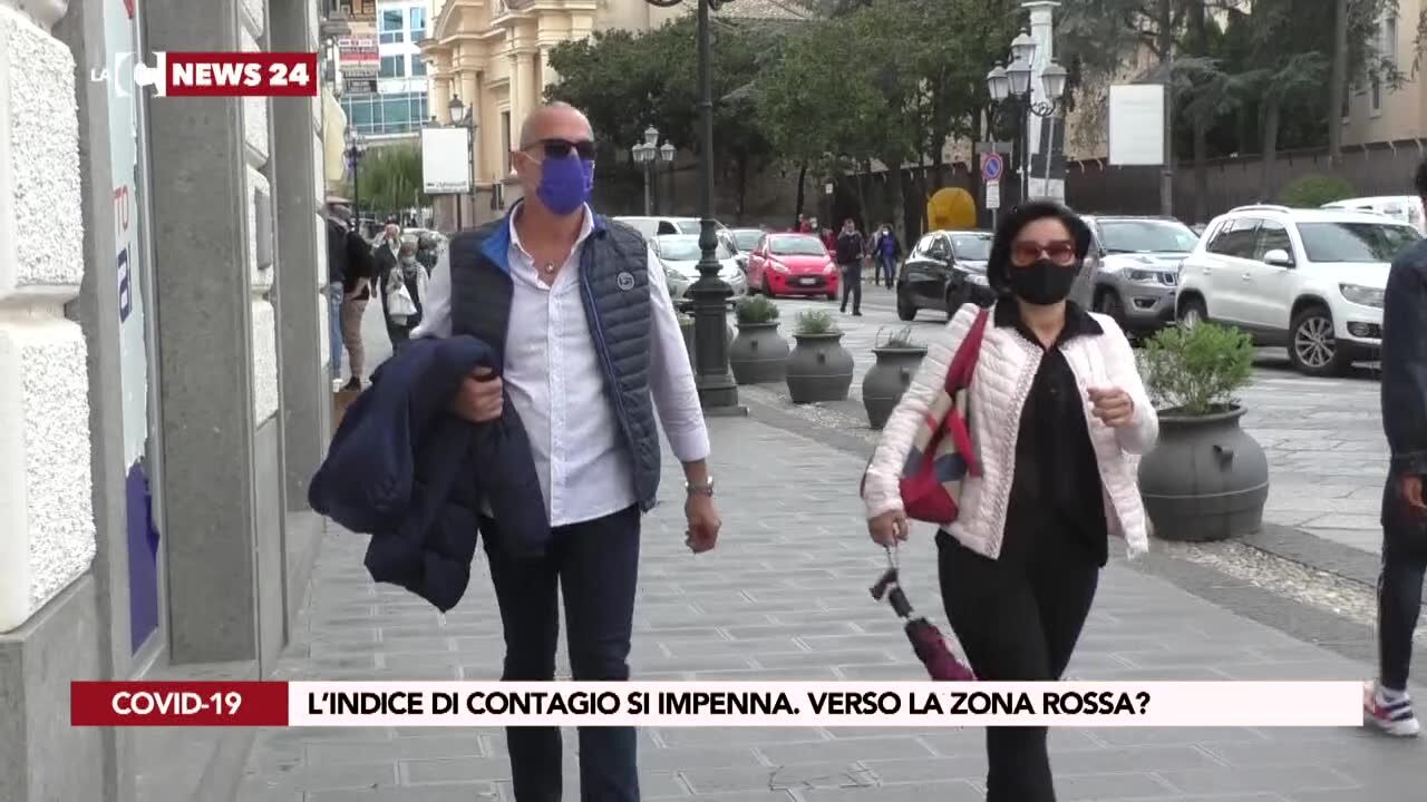 L’indice di contagio si impenna. Verso la zona rossa?