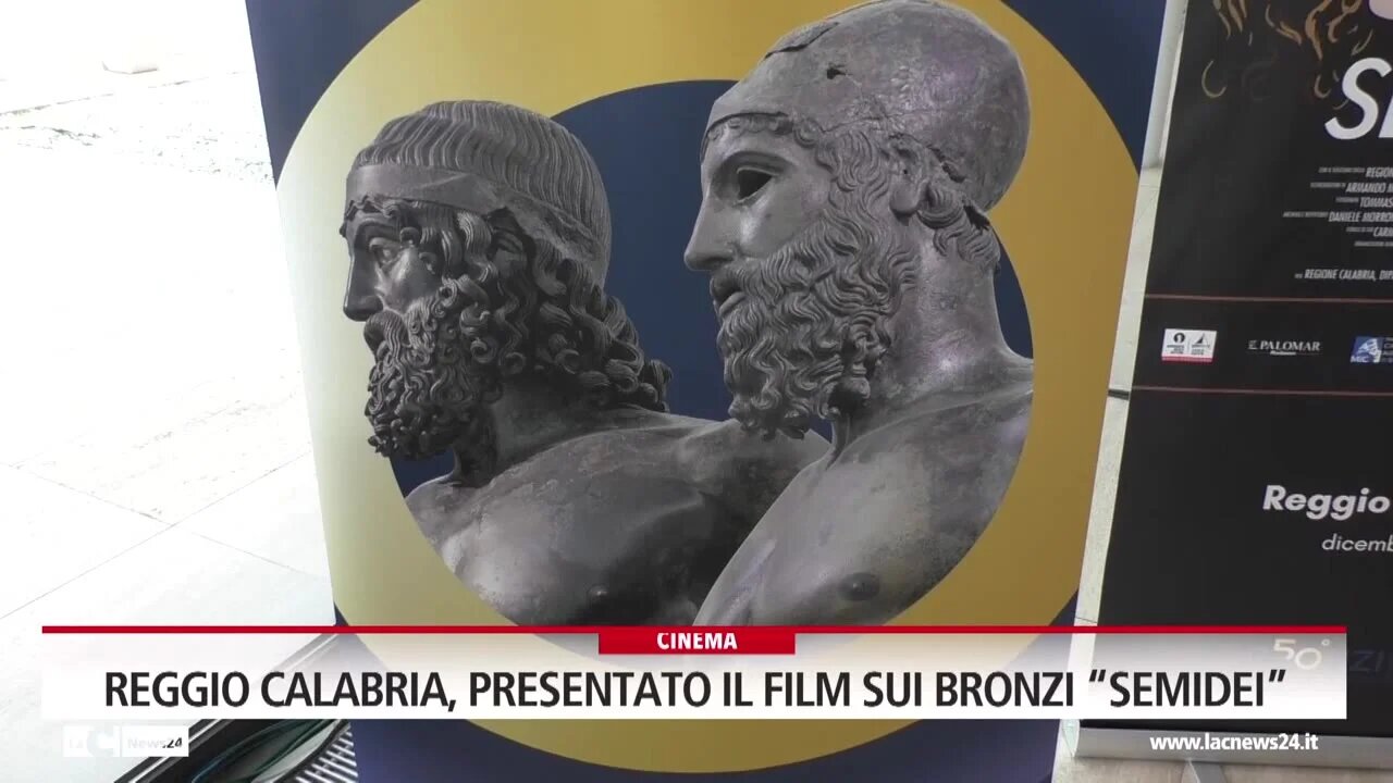 Reggio Calabria, presentato il film sui bronzi “Semidei”