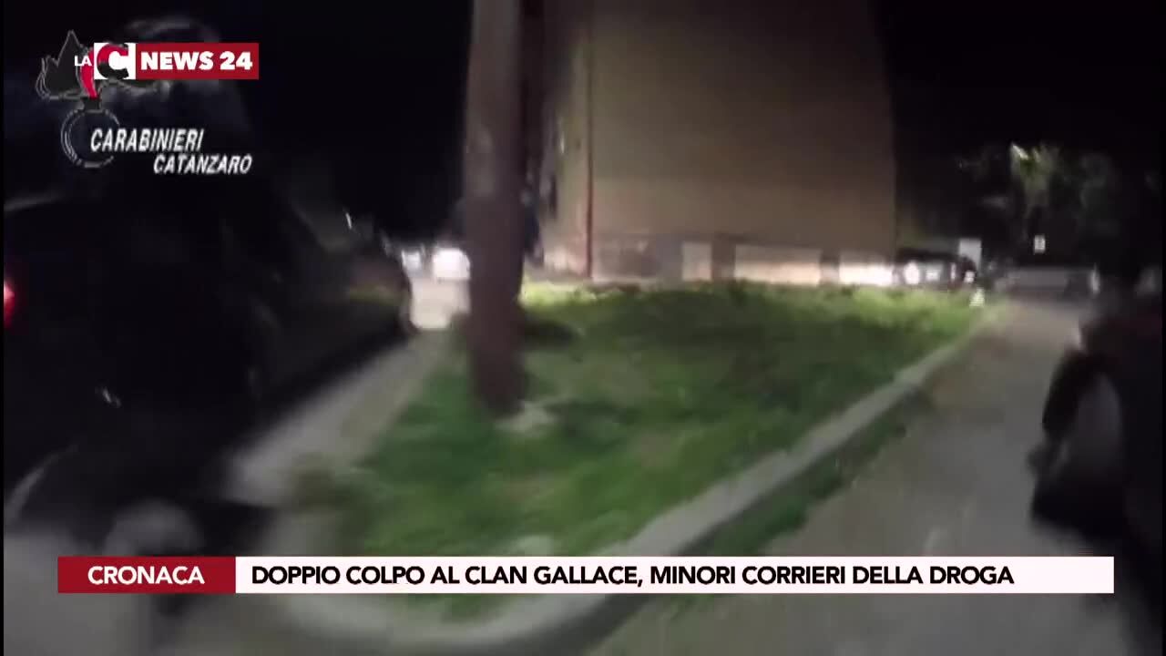 Doppio colpo al clan Gallace, minori corrieri della droga
