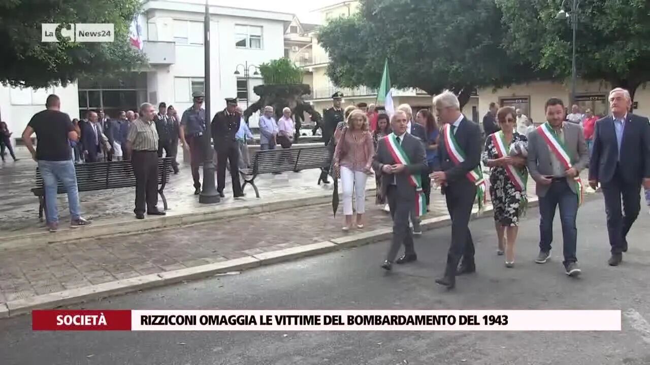 Rizziconi omaggia le vittime del bombardamento del 1943