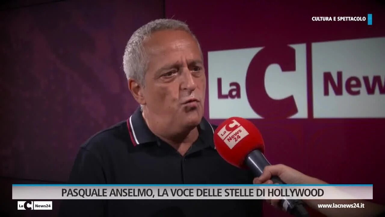 Rubrica Cultura e spettacolo - Pasquale Anselmo, la voce delle stelle di Hollywood