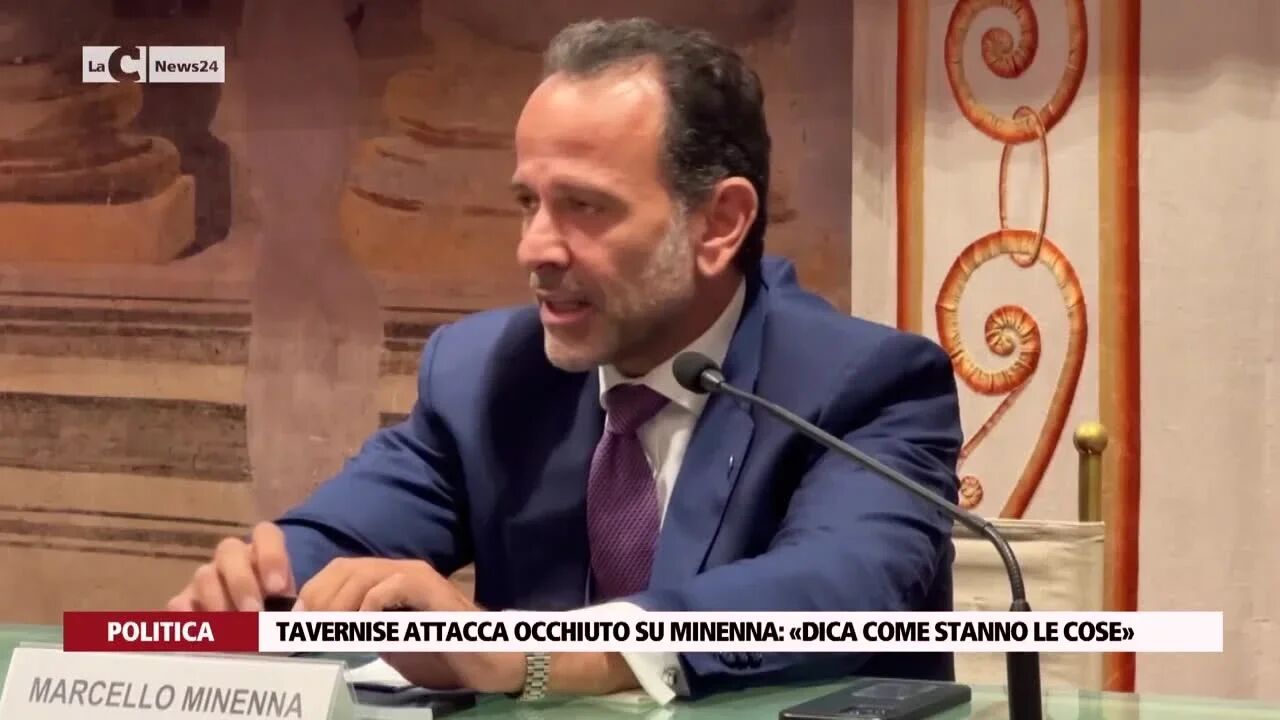Tavernise attacca Occhiuto su Minenna: «Dica come stanno le cose»