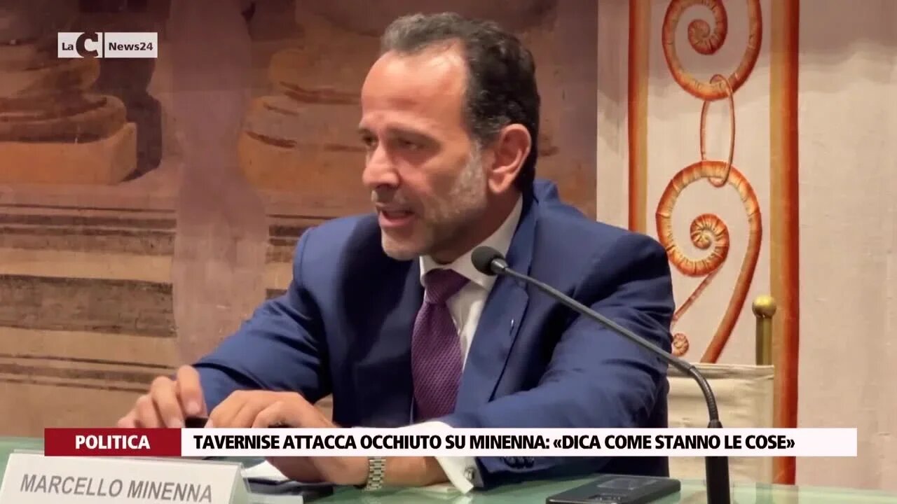 Tavernise attacca Occhiuto su Minenna: «Dica come stanno le cose»