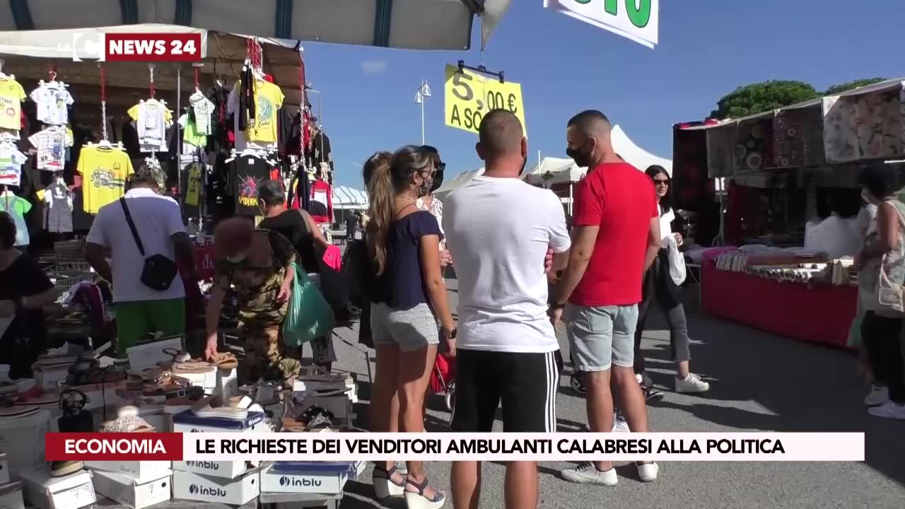 Le richieste dei venditori ambulanti calabresi alla politica