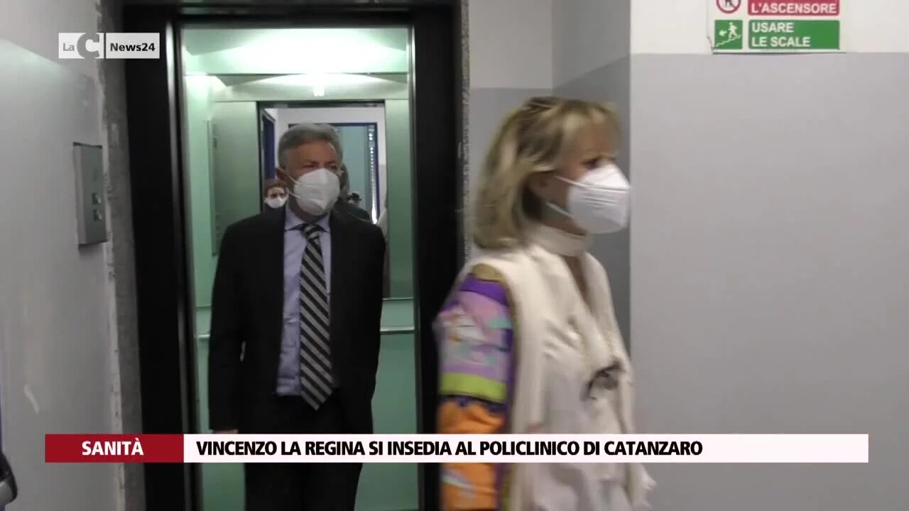 Vincenzo La Regina si insedia al policlinico di Catanzaro