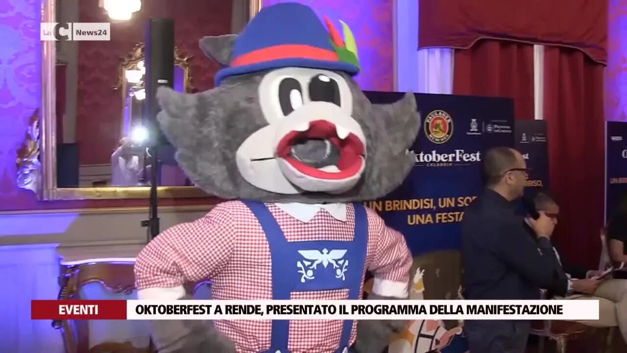 Oktoberfest a Rende, presentato il programma della manifestazione