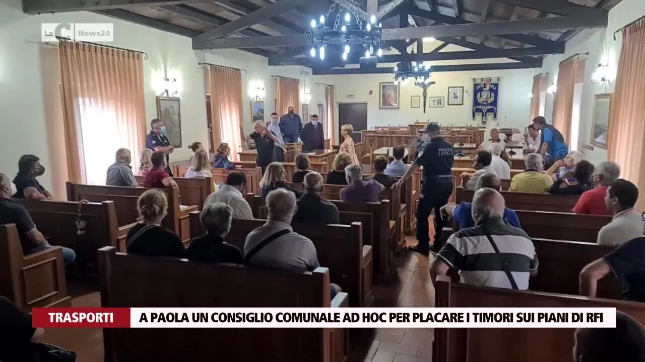 A Paola un consiglio comunale ad hoc per placare i timori sui piani di Rfi