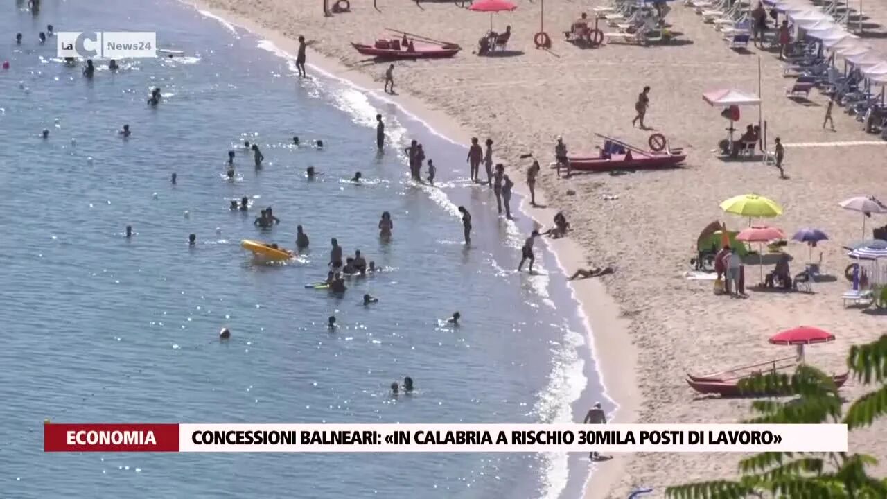 Concessioni balneari: «in Calabria a rischio 30mila posti di lavoro