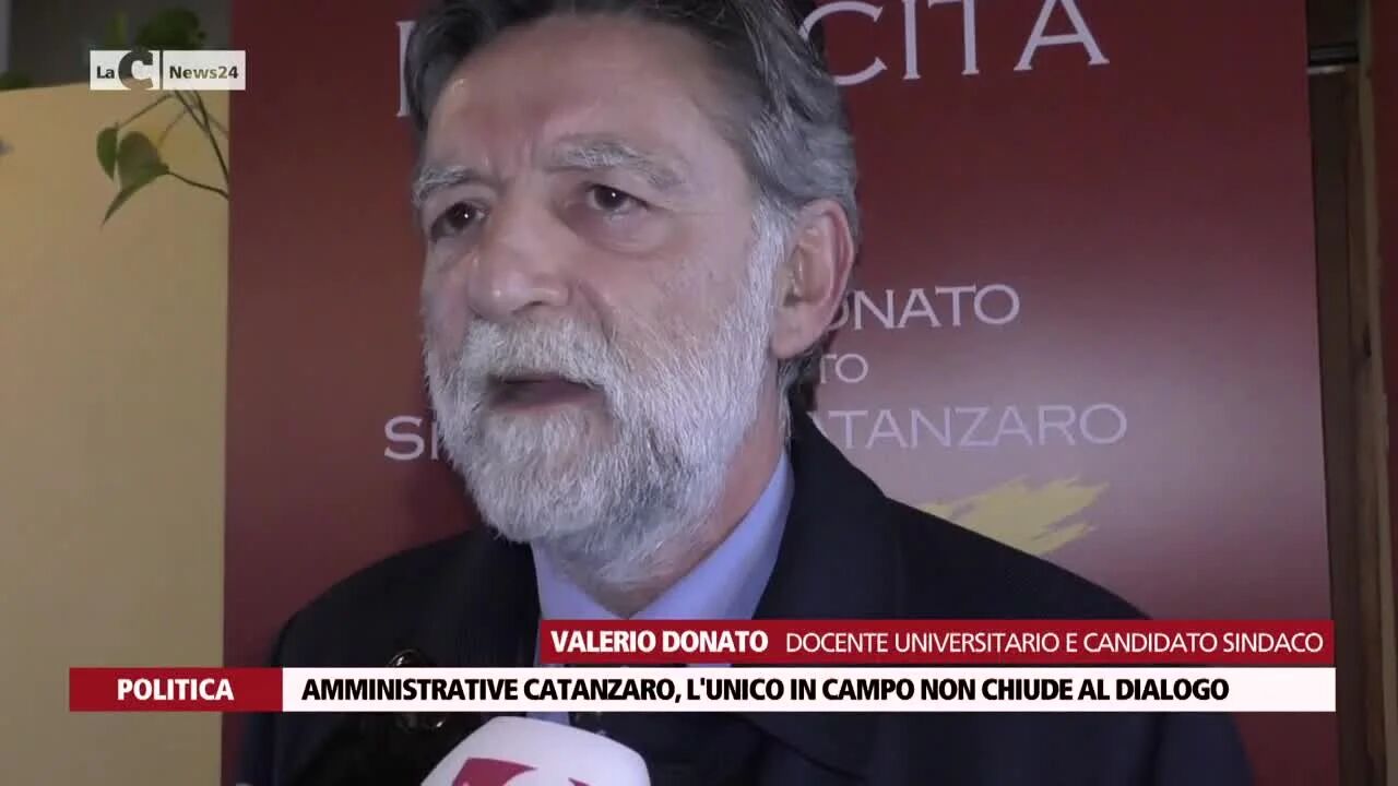 Amministrative Catanzaro, l'unico in campo non chiude al dialogo