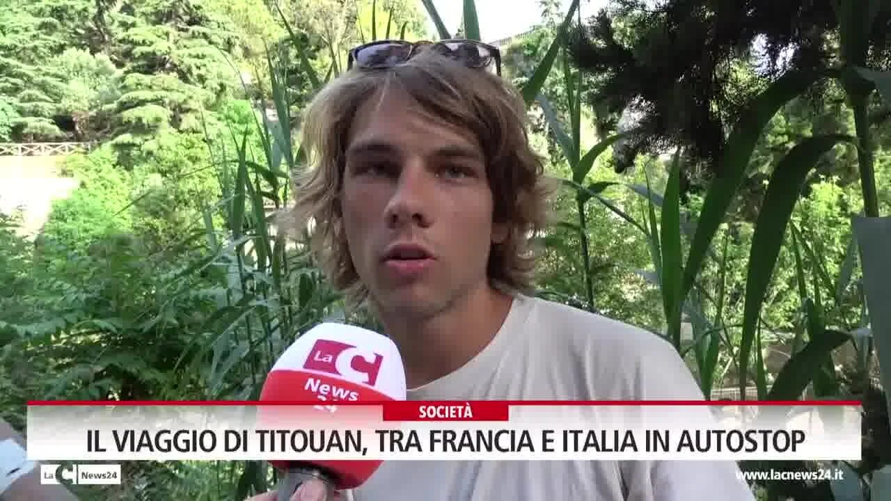 Il viaggio di Titouan, tra Francia e Italia in autostop