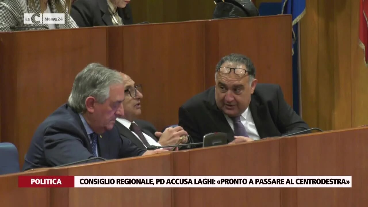 Consiglio regionale, Pd accusa Laghi: «Pronto a passare al centrodestra»