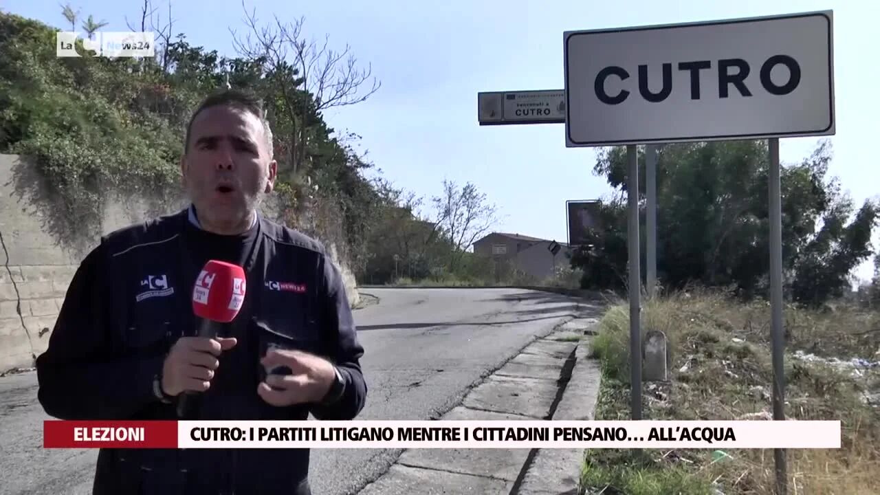 Cutro: i partiti litigano mentre i cittadini pensano… all’acqua