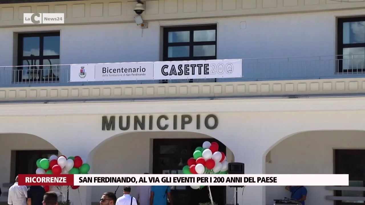San Ferdinando, al via gli eventi per i 200 anni del paese