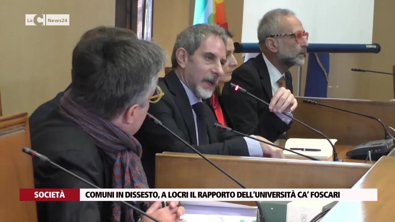 Comuni in dissesto, a Locri il rapporto dell’Università Ca’ Foscari