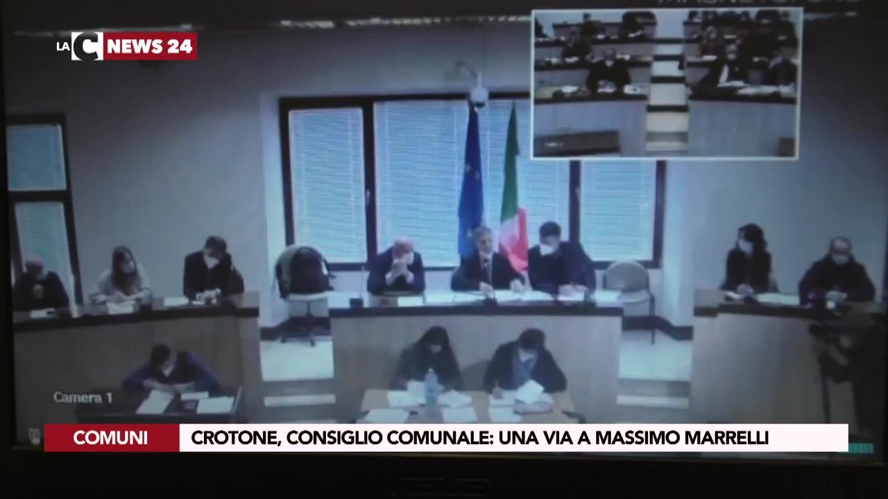 Crotone, consiglio comunale: una via a Massimo Marrelli