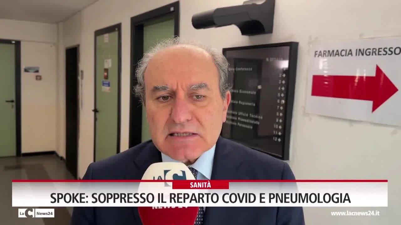 Spoke: soppresso il reparto covid e pneumologia