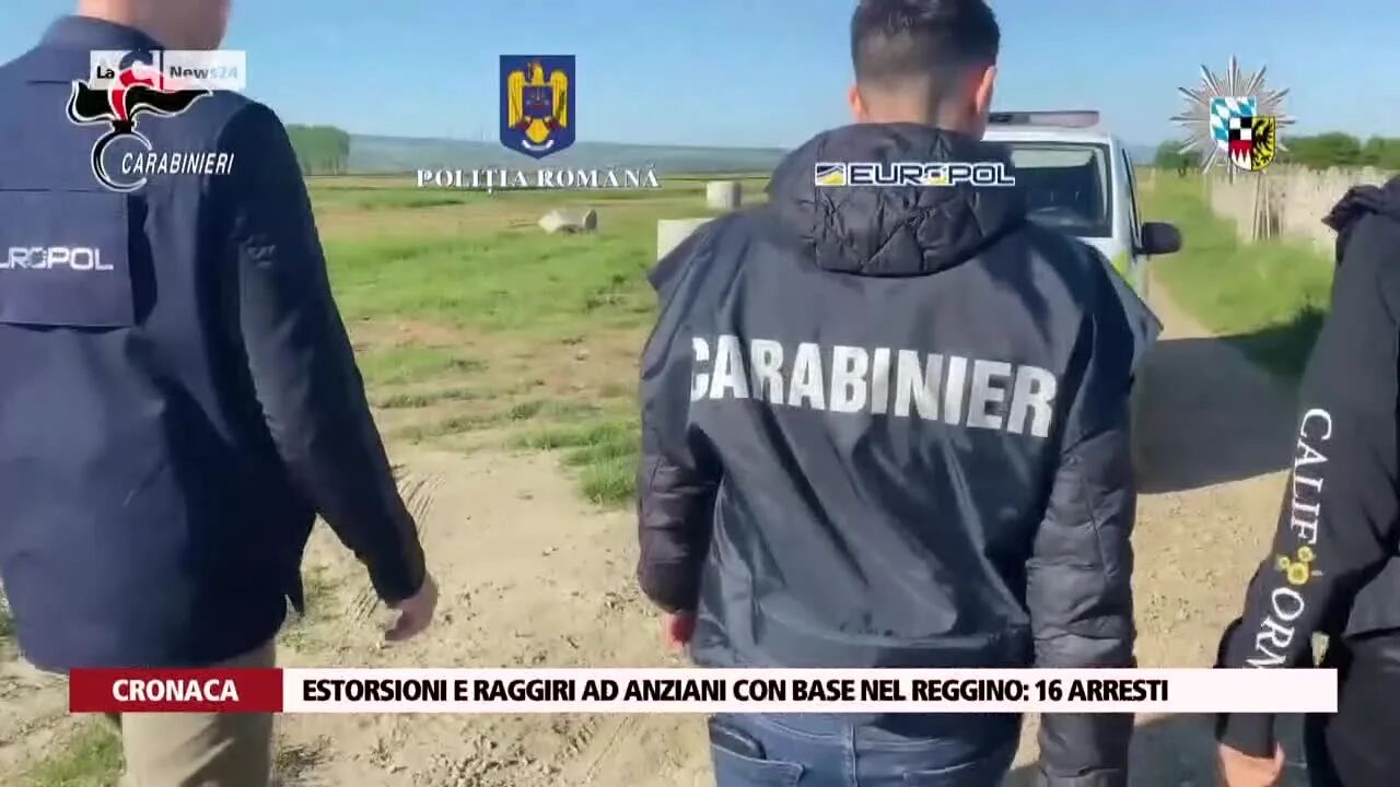 Estorsioni e raggiri ad anziani con base nel reggino: 16 arresti