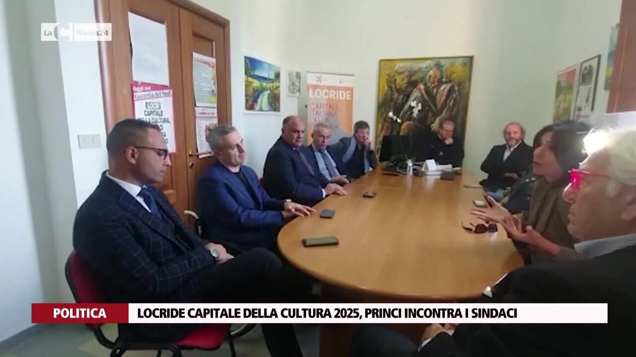 Locride capitale della cultura 2025, Princi incontra i sindaci