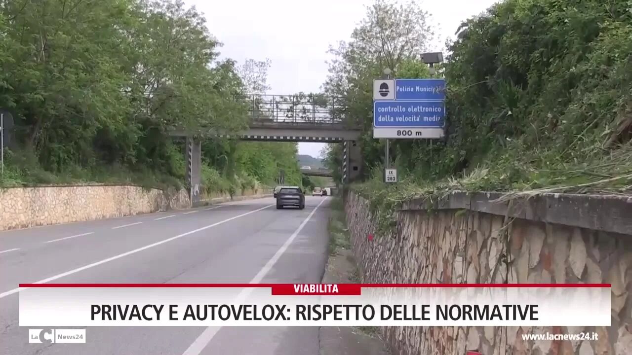 Privacy e autovelox rispetto delle normative