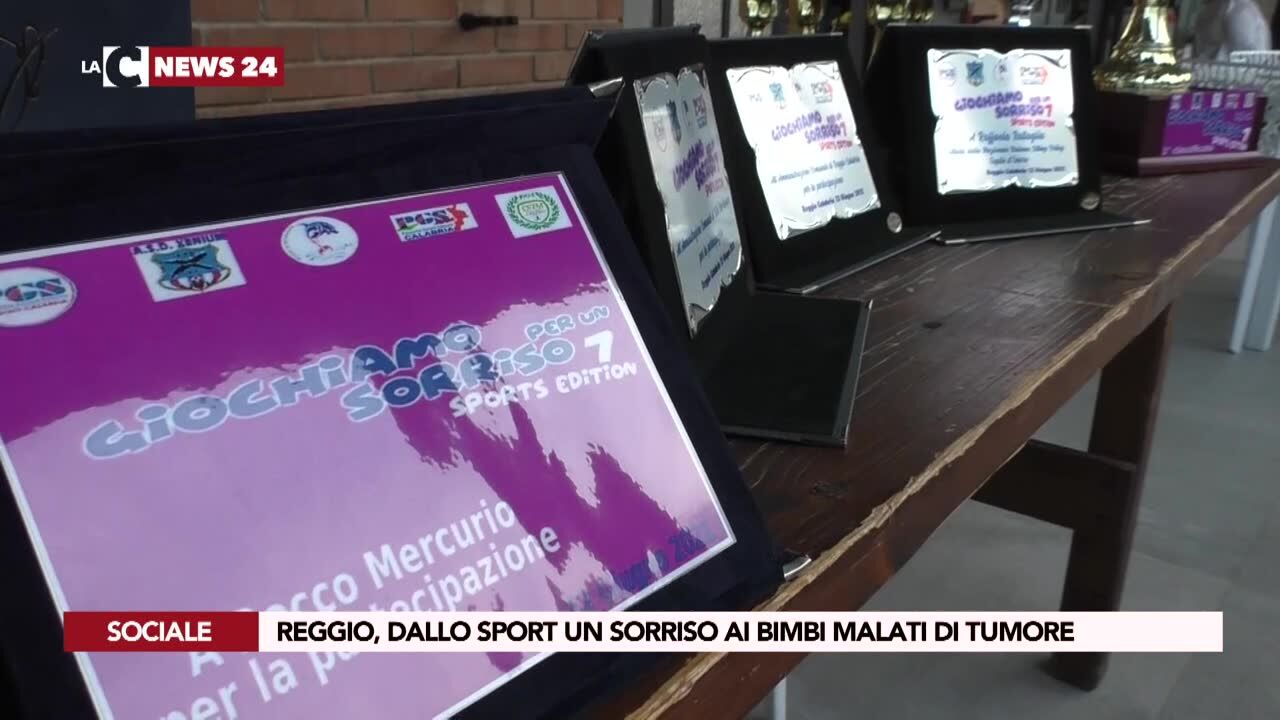 Reggio, dallo sport un sorriso ai bimbi malati di tumore