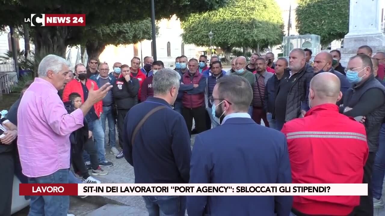 Sit-in dei lavoratori "Port Agency": sbloccati gli stipendi?