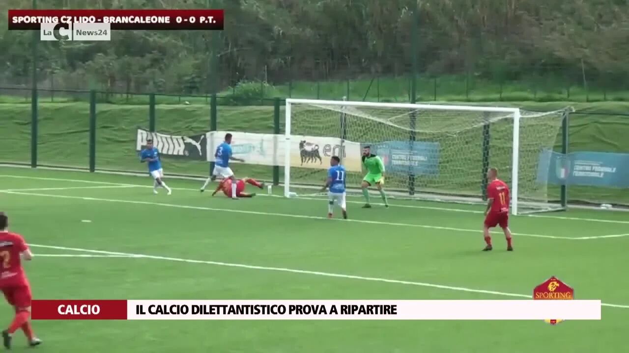 Il calcio dilettantistico prova a ripartire