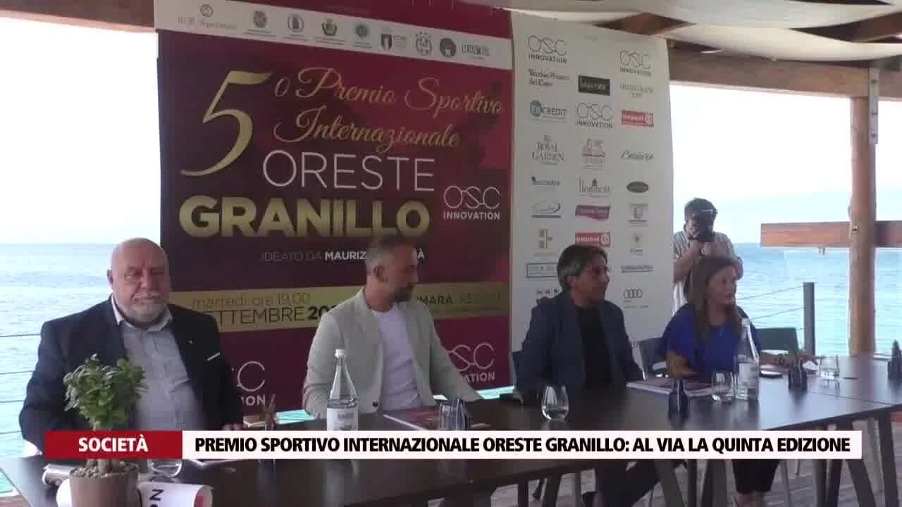 Premio sportivo internazionale Oreste Granillo al via la quinta edizione