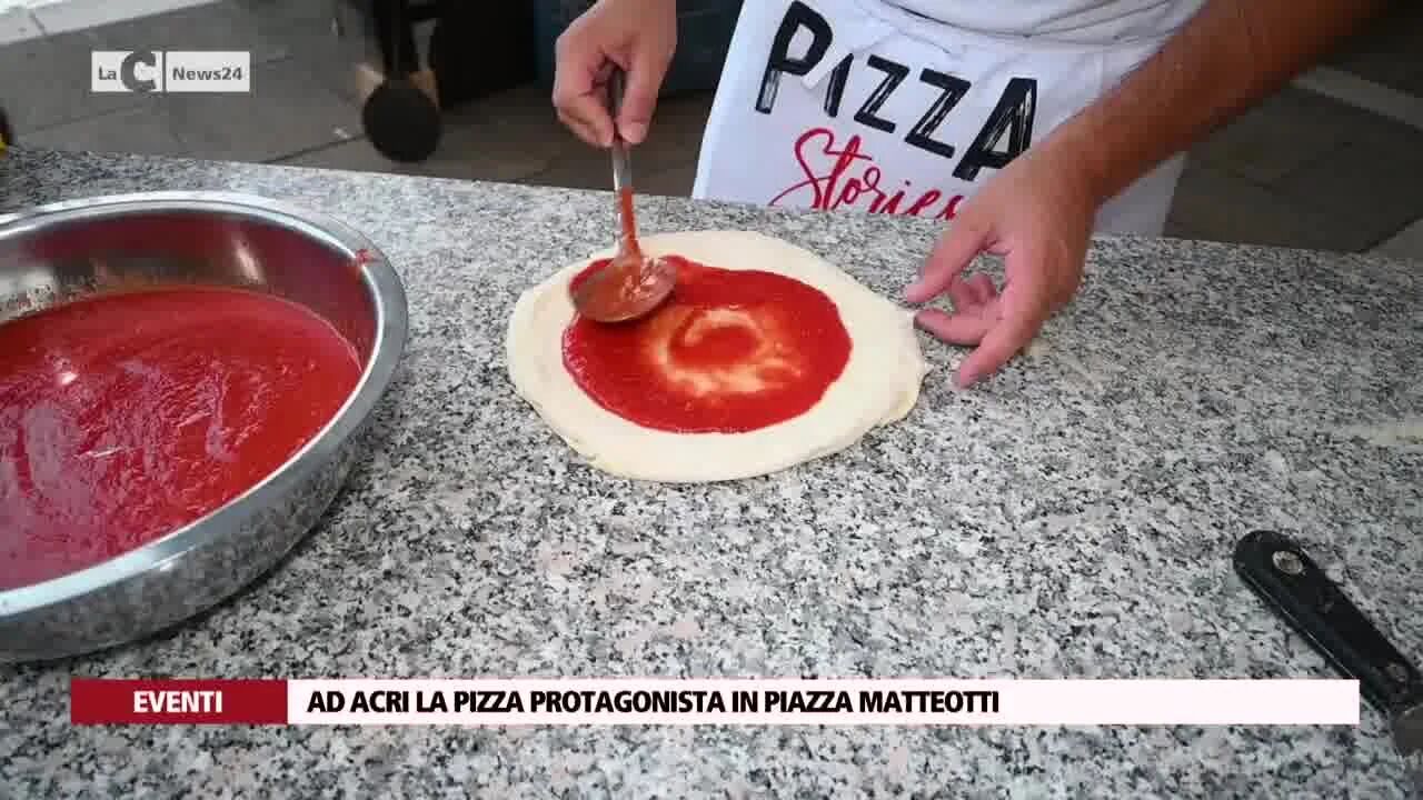 Ad Acri la pizza protagonista in piazza Matteotti