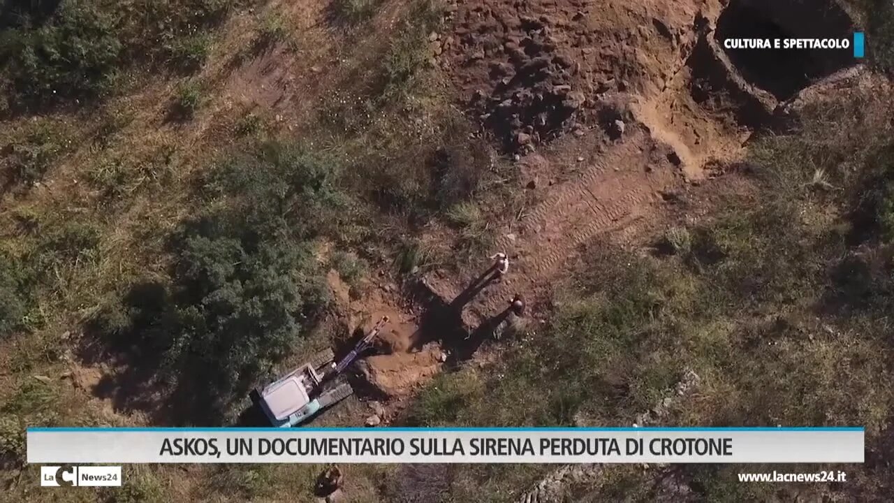 Rubrica tg Cultura e Spettacolo - Askos, un documentario sulla sirena perduta di Crotone