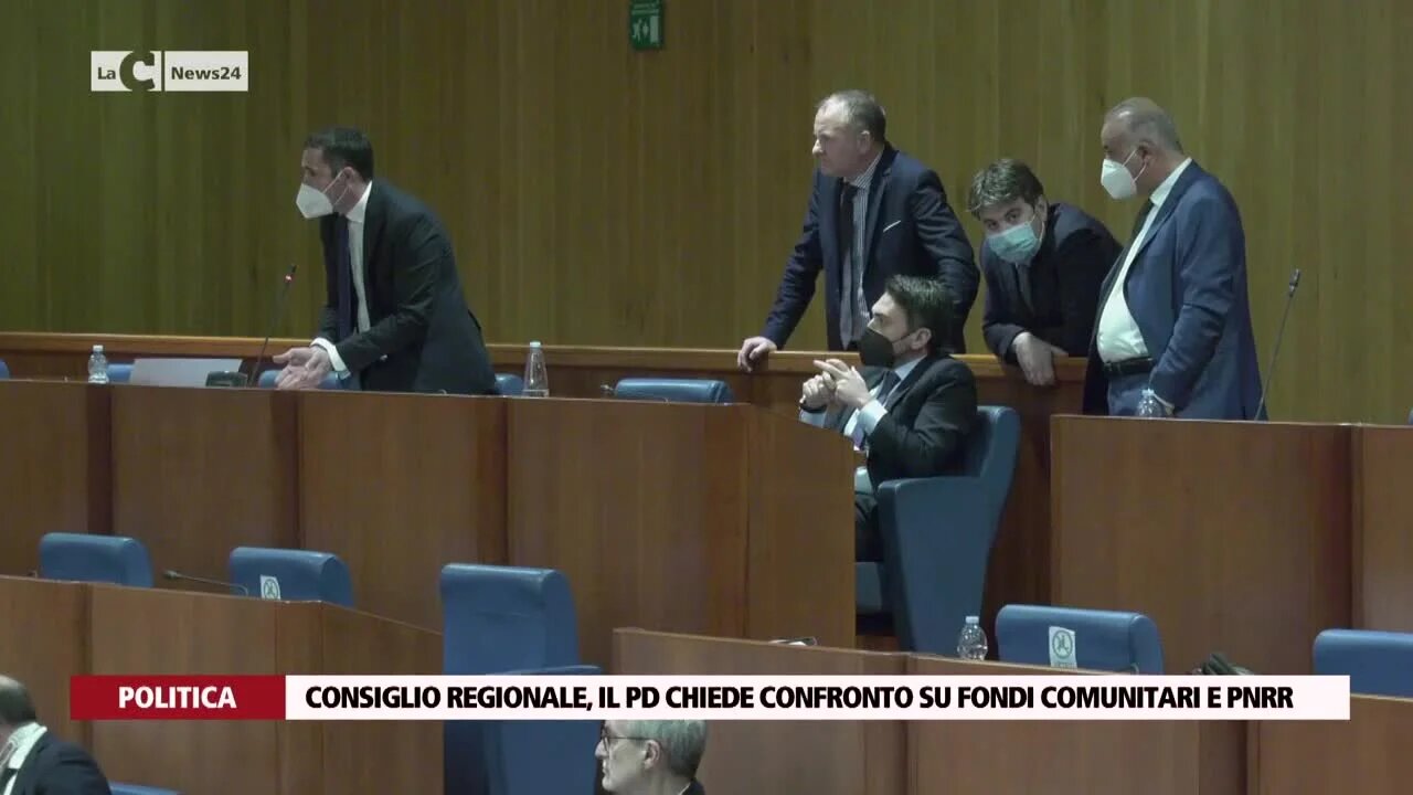 Consiglio regionale, il Pd chiede confronto su fondi comunitari e Pnrr