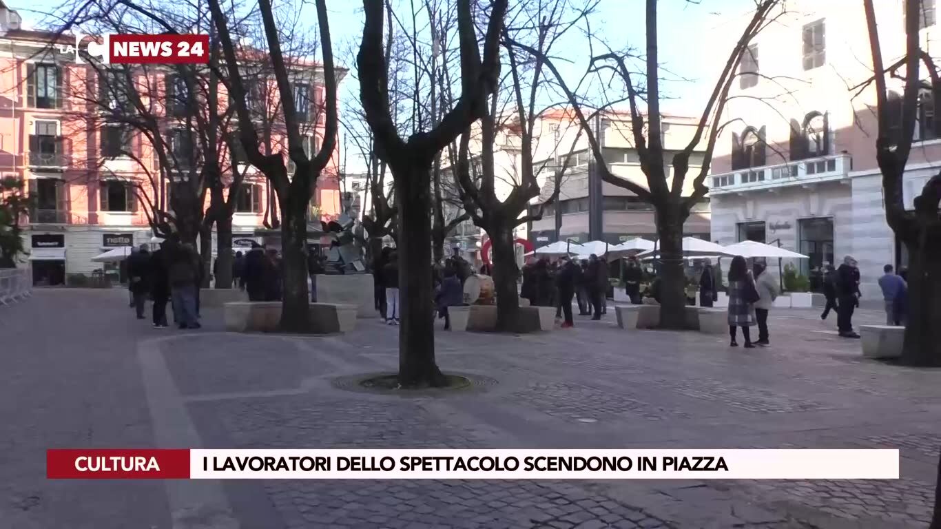 I lavoratori dello spettacolo scendono in piazza