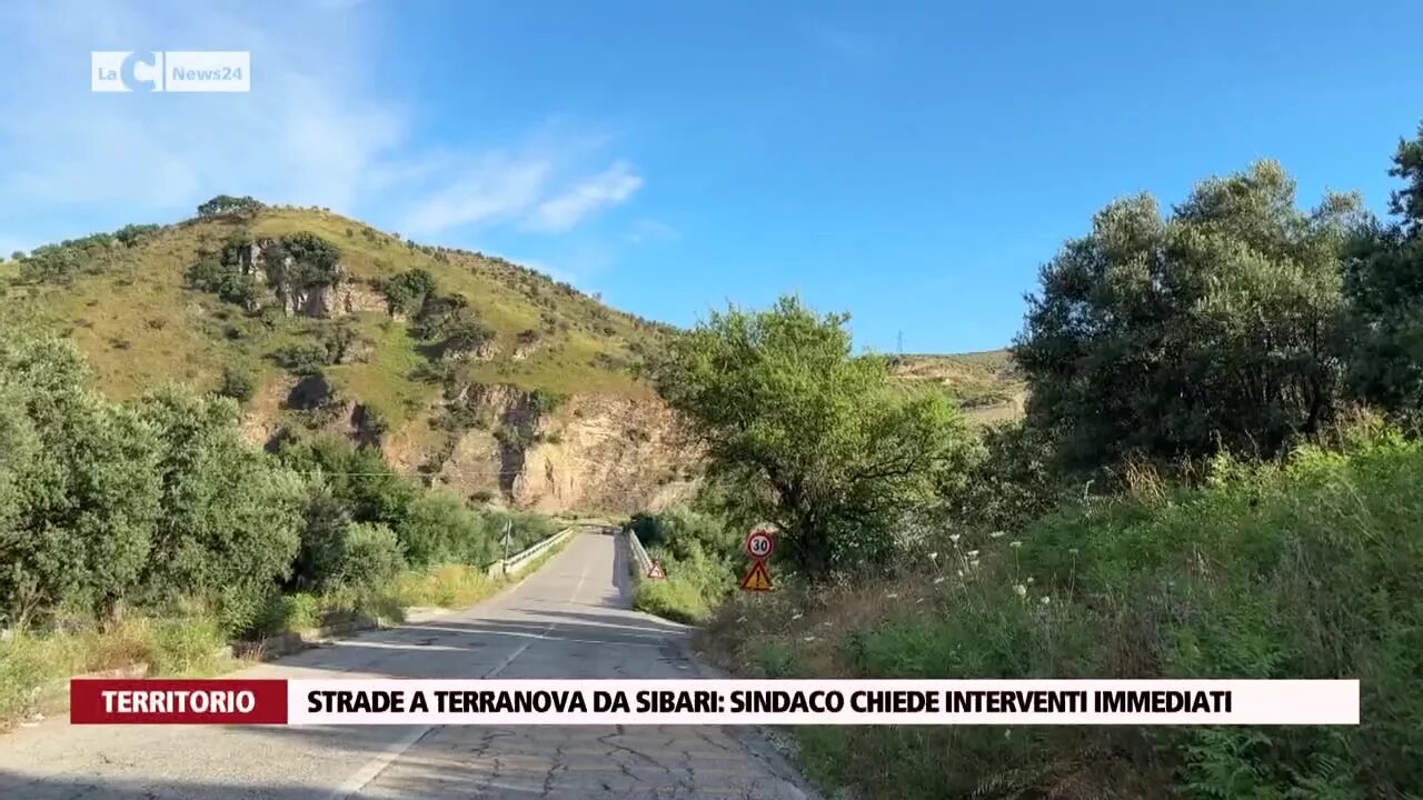 Strade a Terranova da Sibari: sindaco chiede interventi immediati