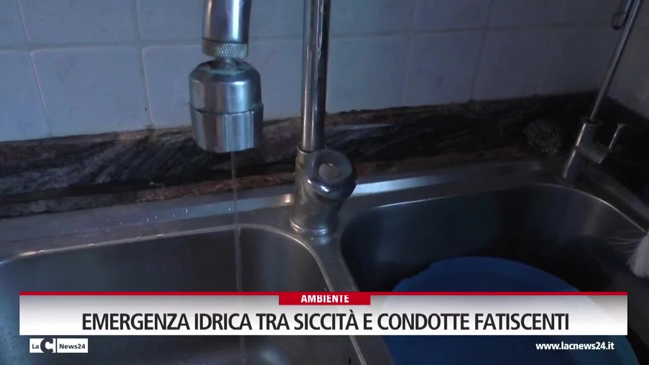 Emergenza idrica tra siccità e condotte fatiscenti