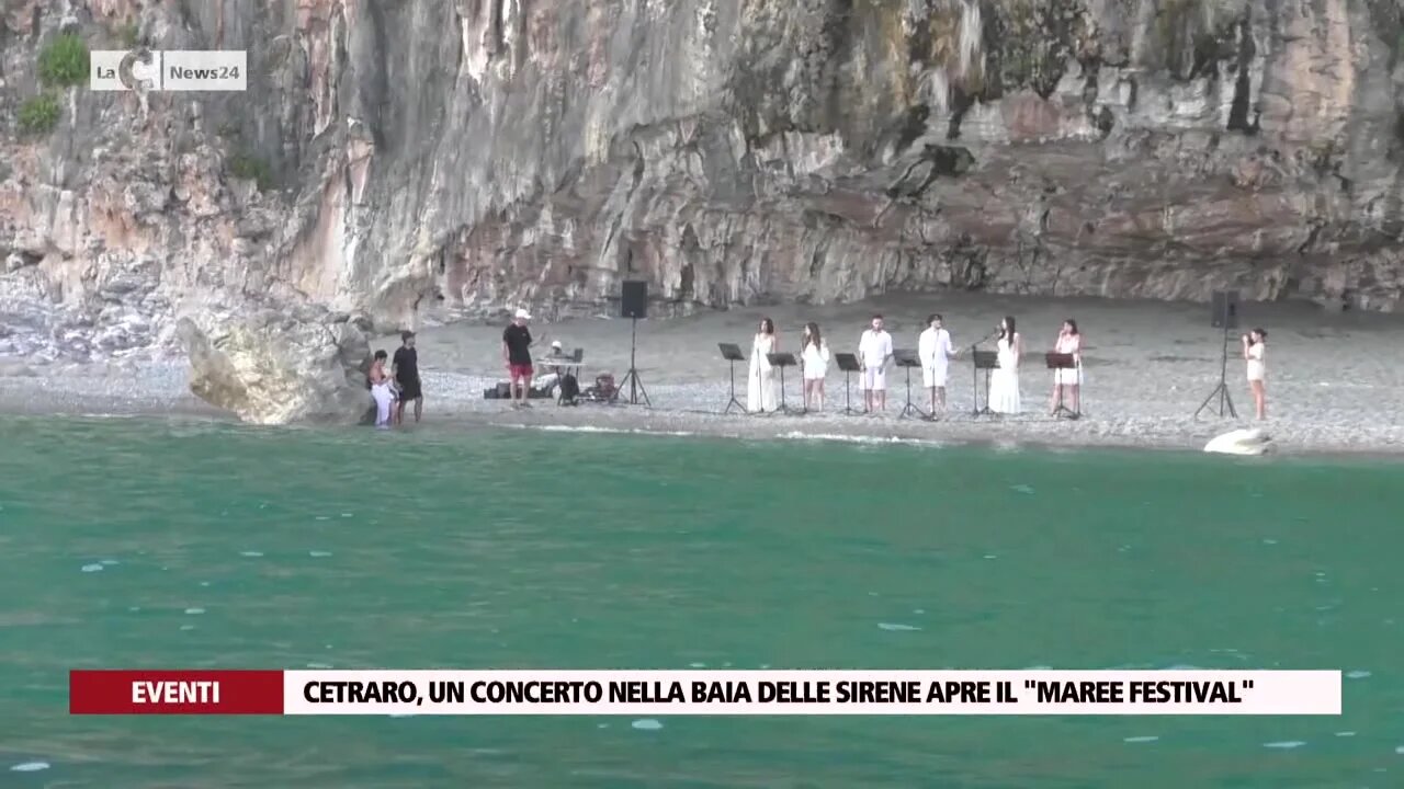 Cetraro, un concerto nella Baia delle Sirene apre il \"Maree Festival\"