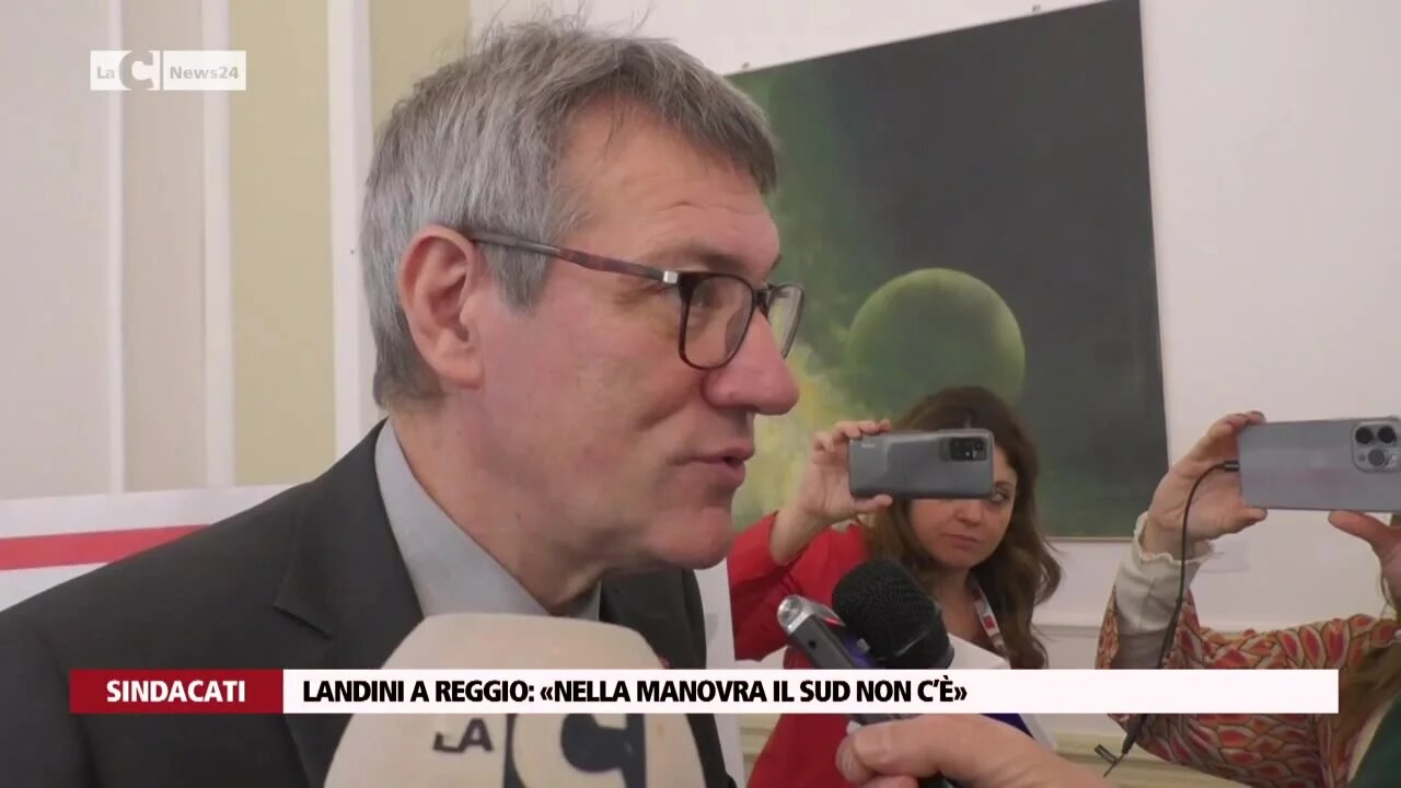 Landini a Reggio: «Nella manovra il Sud non c’è»