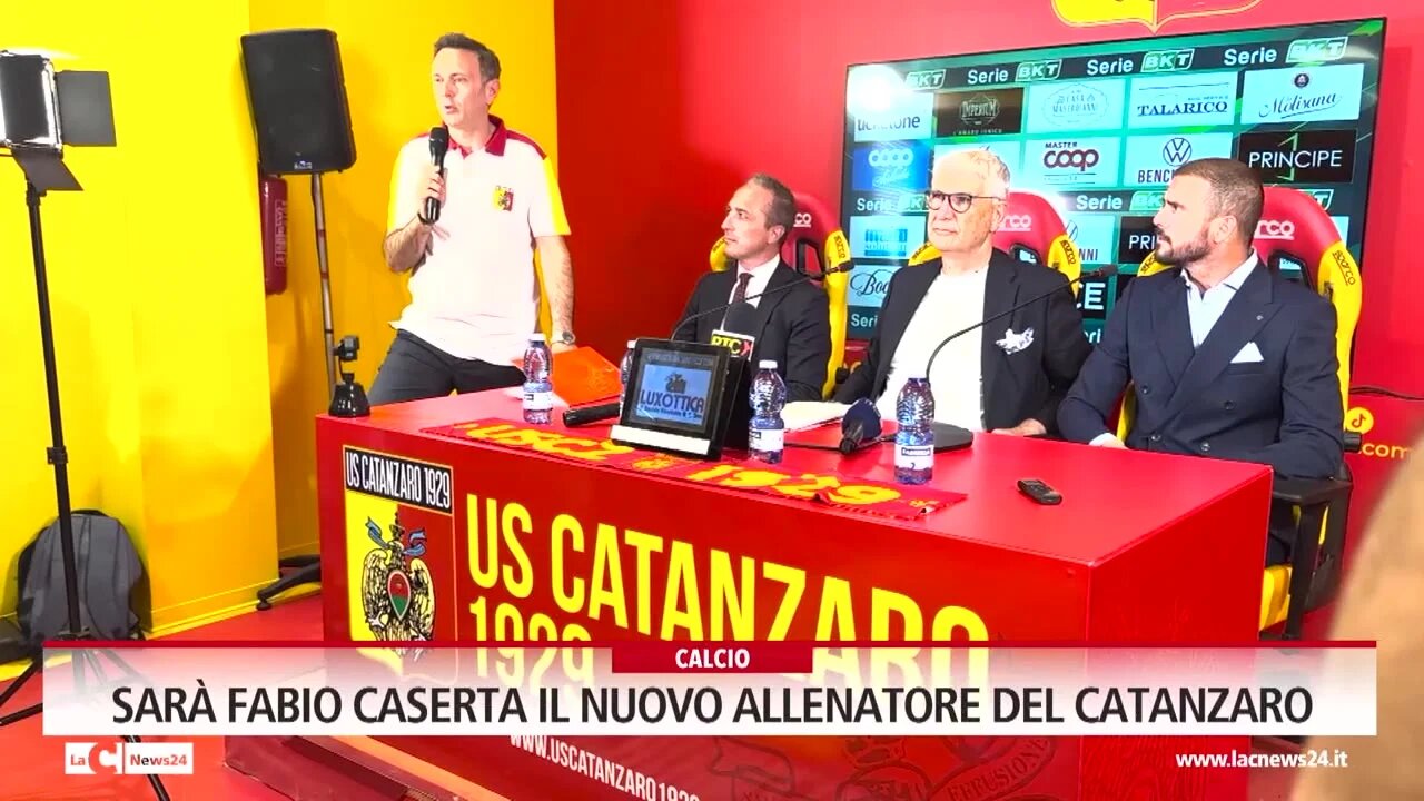 Sarà Fabio Caserta il nuovo allenatore del Catanzaro