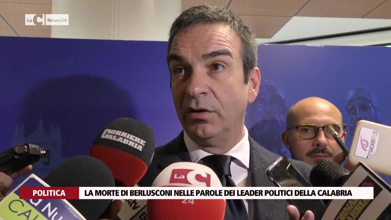 La morte di Berlusconi nelle parole dei leader politici della Calabria