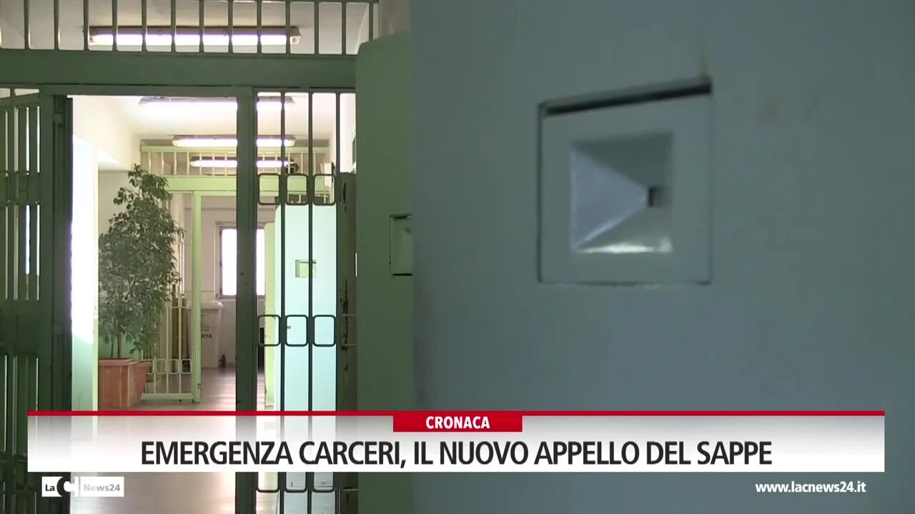 Emergenza carceri, il nuovo appello del Sappe