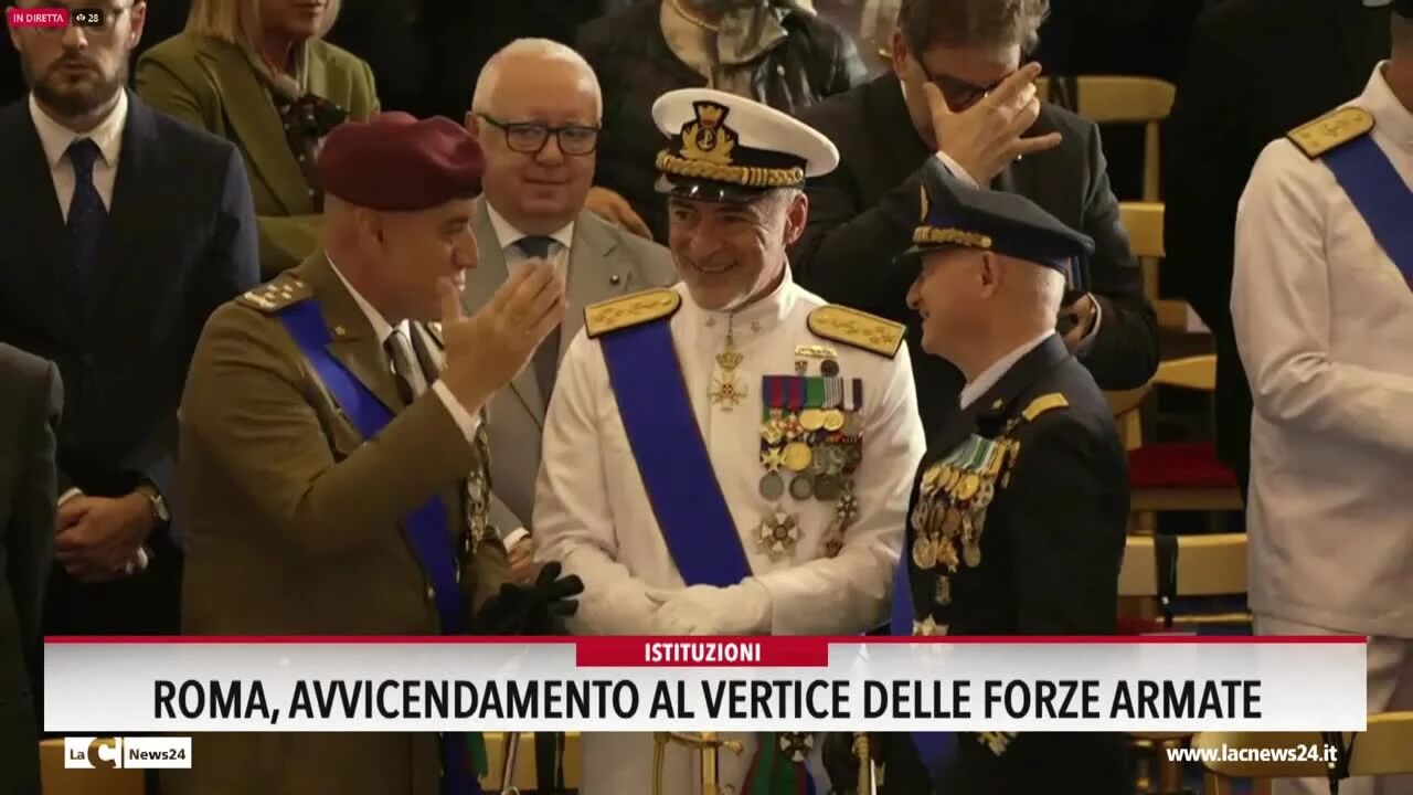 Roma, avvicendamento al vertice delle forze armate