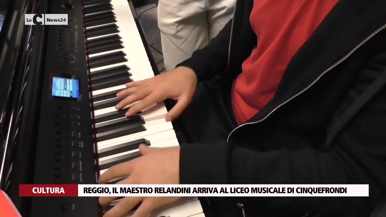 Reggio, il maestro Relandini arriva al liceo musicale di Cinquefrondi
