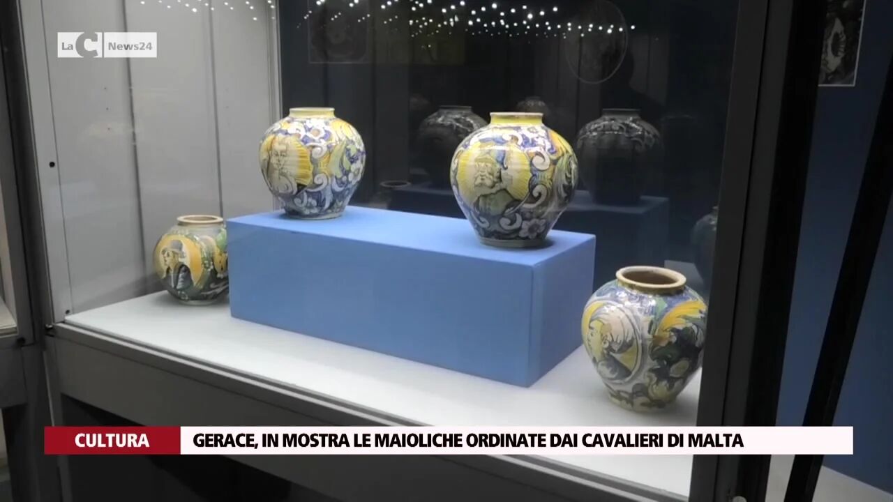 Gerace, in mostra le maioliche ordinate dai Cavalieri di Malta