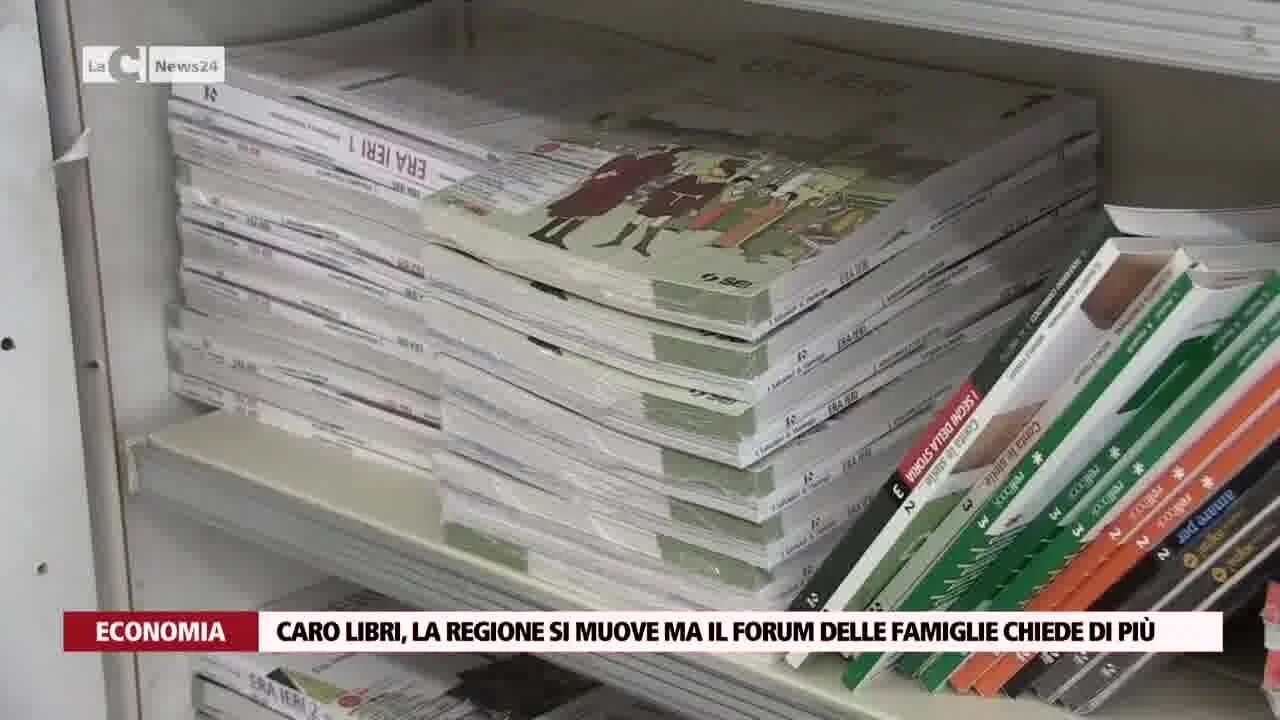 Caro libri, la Regione si muove ma il forum delle famiglie chiede di più