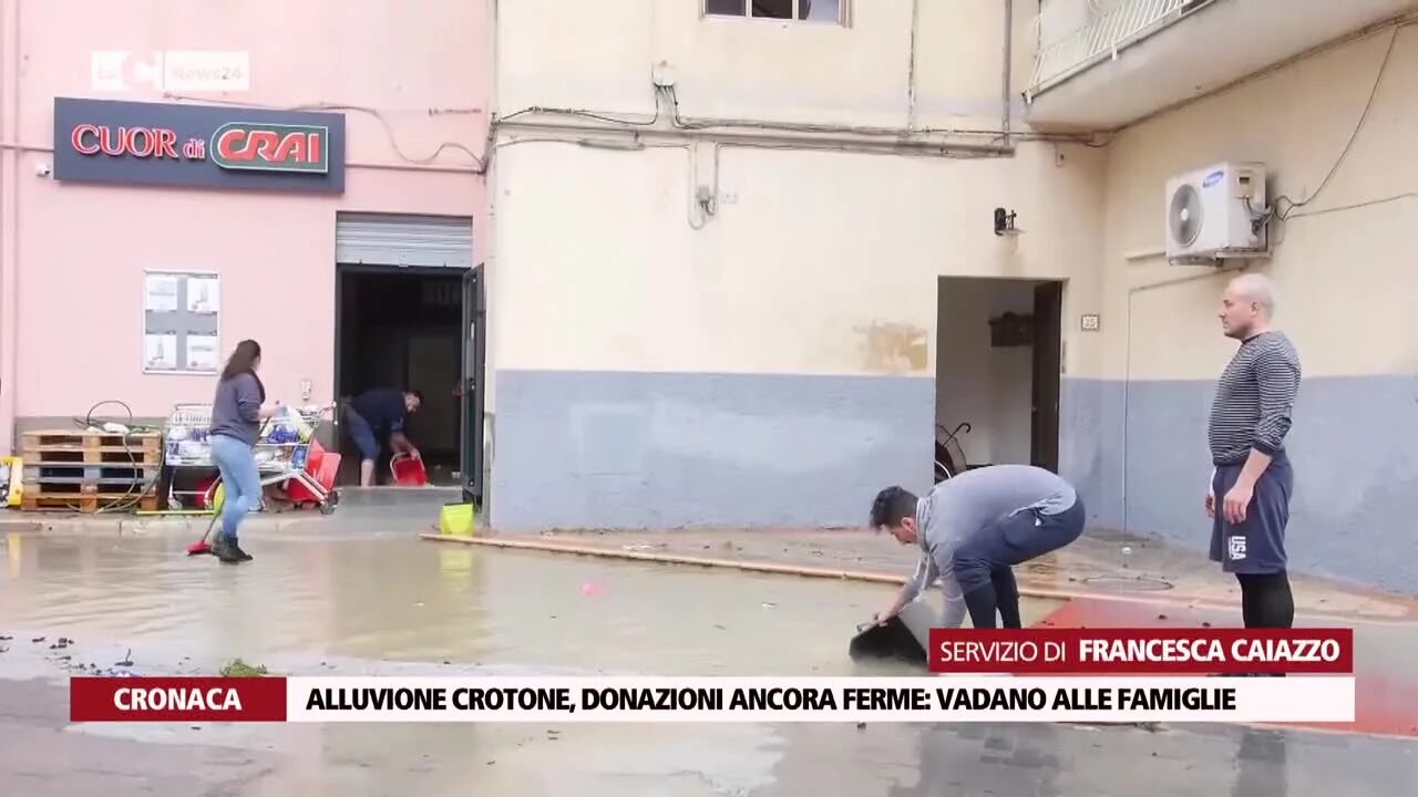 Alluvione Crotone, donazioni ancora ferme: vadano alle famiglie