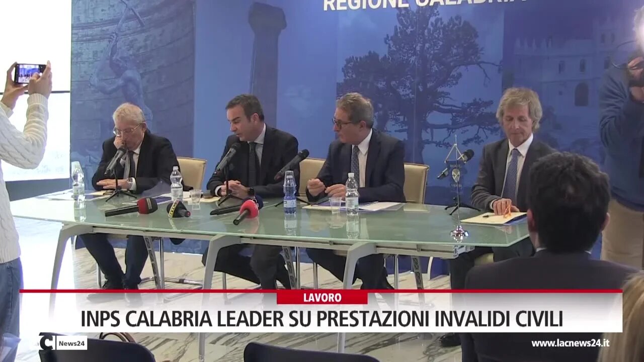 Inps Calabria leader su prestazioni invalidi civili