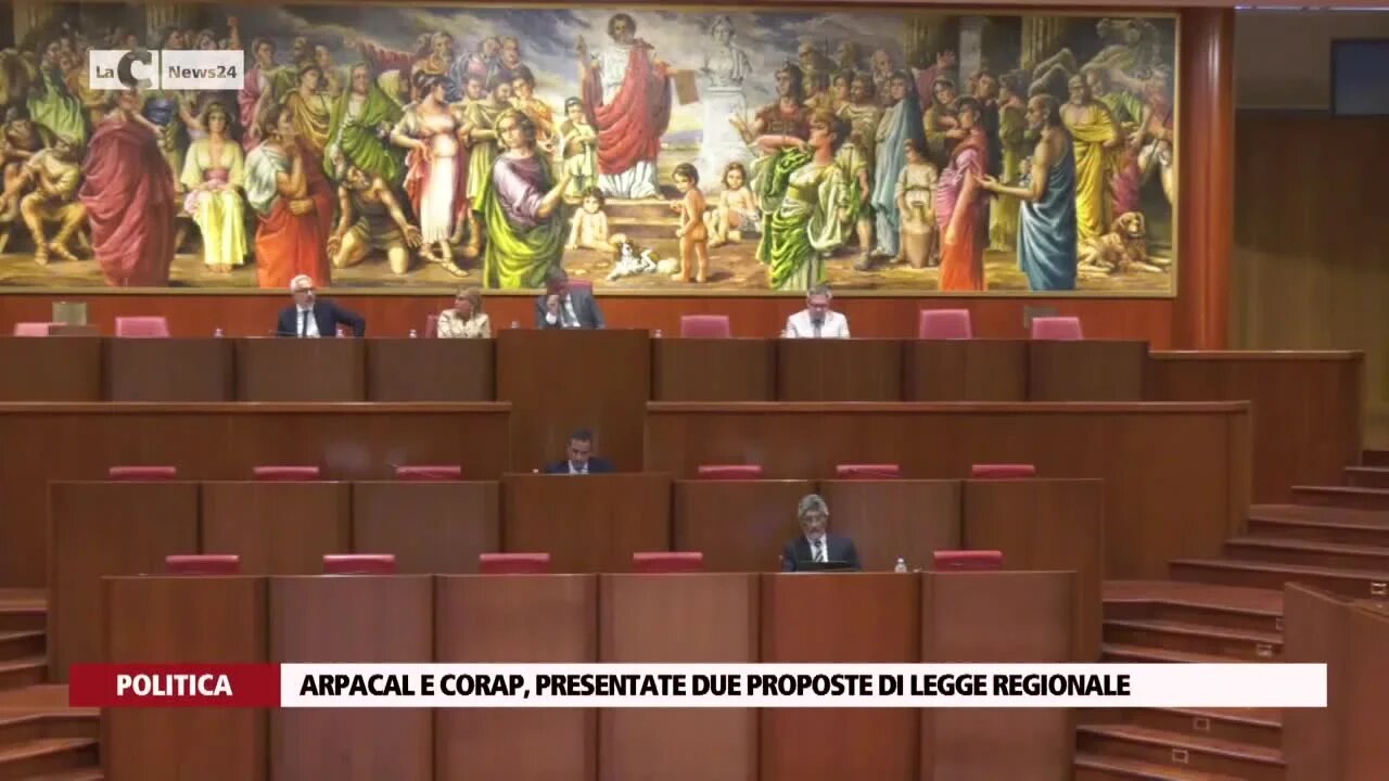 Arpacal e Corap, presentate due proposte di legge Regionale